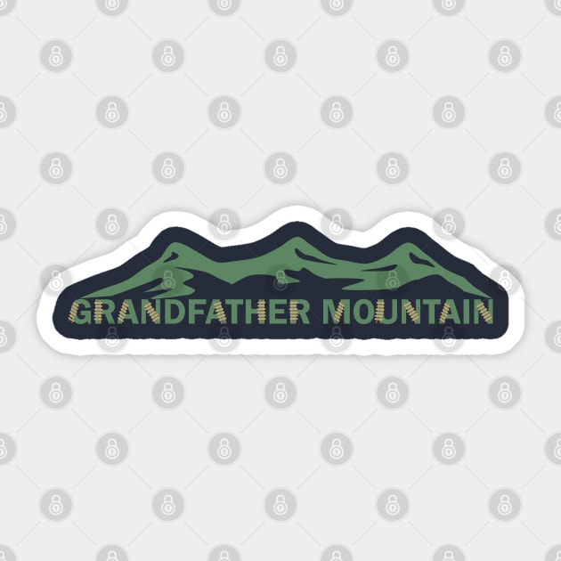 Grandfather Mountain Ladders Sticker by ilrokery